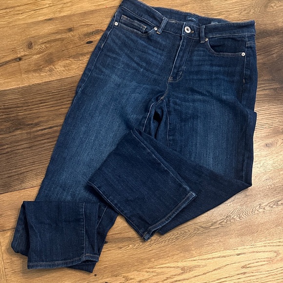 J. Jill Denim - J. Jill Relaxed Boyfriend Jeans in Deep Blue